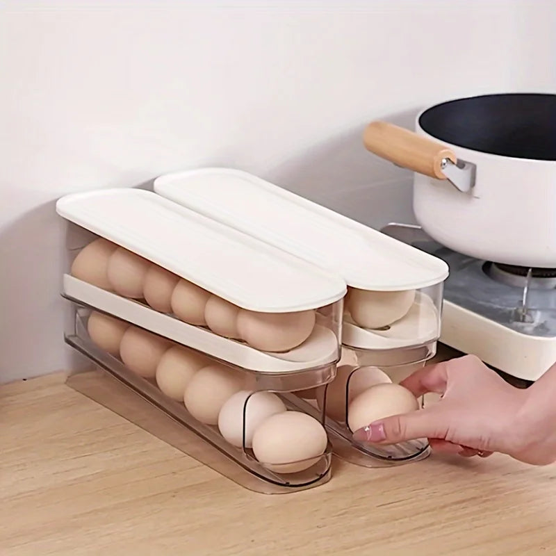 Automatic Scrolling Egg Storage Holder