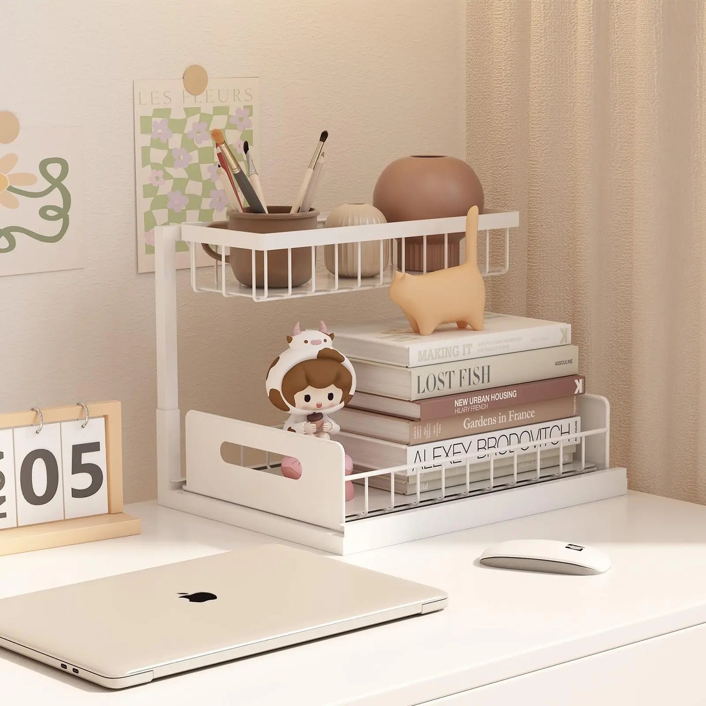 2 Tier Organiser With Sliding Drawer