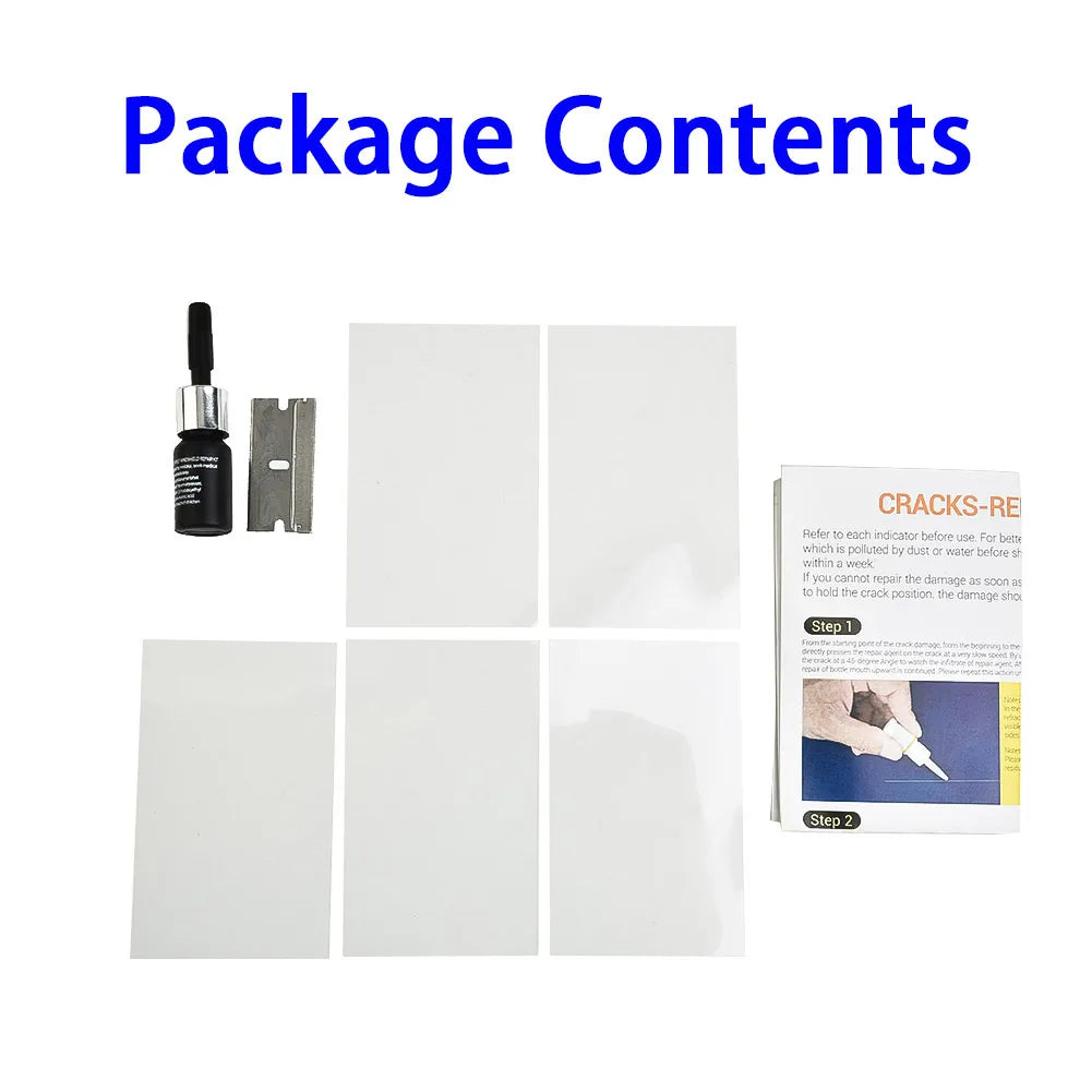 Car Windshield Windscreen Glass Repair Resin Kit
