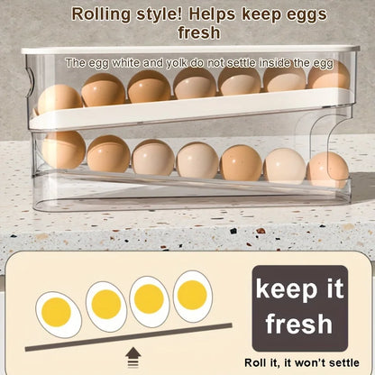 Automatic Scrolling Egg Storage Holder
