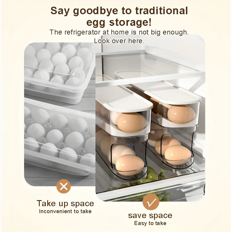 Automatic Scrolling Egg Storage Holder