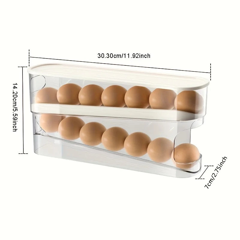 Automatic Scrolling Egg Storage Holder