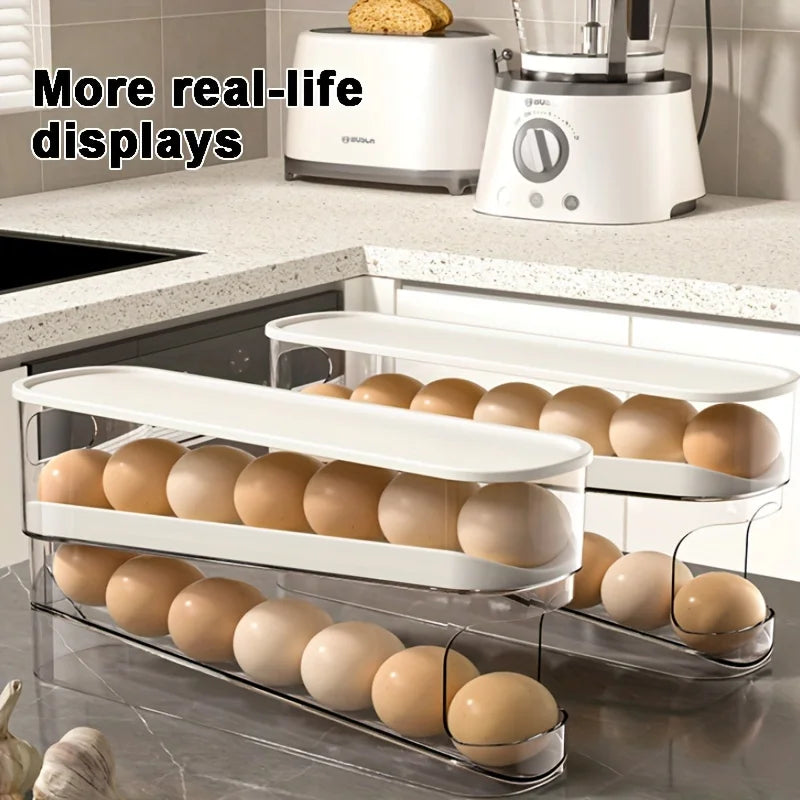 Automatic Scrolling Egg Storage Holder