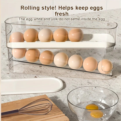 Automatic Scrolling Egg Storage Holder